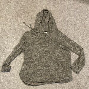 Gray Hooded Sweater